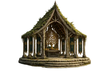 An ornate woodland sanctuary
